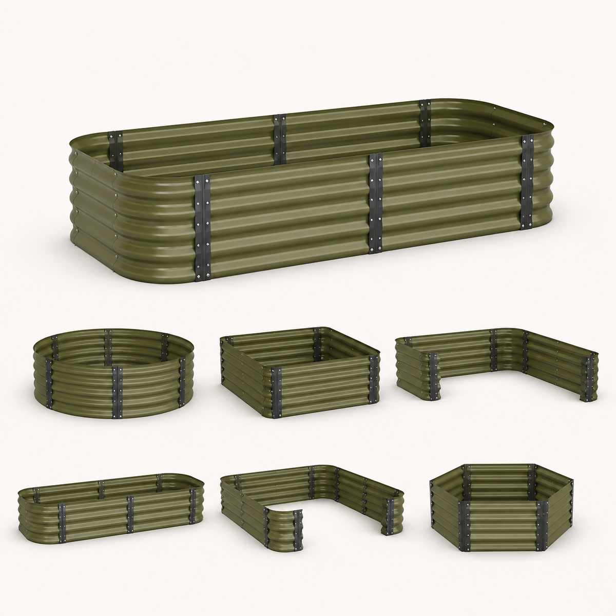 Gardout 17" 6-in-1 Modular Raised Bed product image